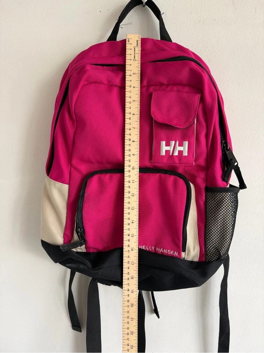 Helly Hansen Hot Pink and Cream Casual Daypack Backpack